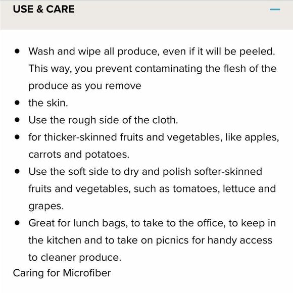 Norwex Veggie and Fruit Scrub Mitt LE and Kitchen Cloth set of 2 NWOT - Picture 8 of 15